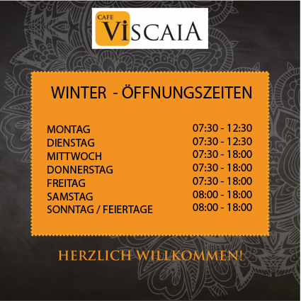 Winter-Öffnungszeiten